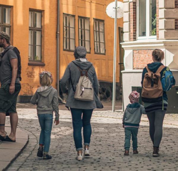 Familie i Påskestræde